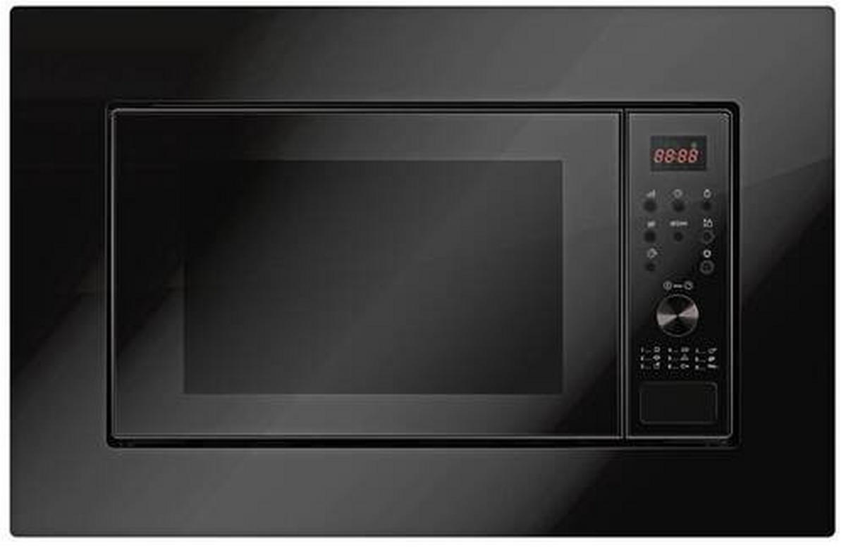 EINBAUMIKROWELLE 80250  - Schwarz, Basics, Metall (59,5/39/32cm) - Mican