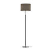STEHLEUCHTE 35.5/160.3 cm    - Chromfarben/Schwarz, KONVENTIONELL, Metall (35.5/160.3cm) - Helestra
