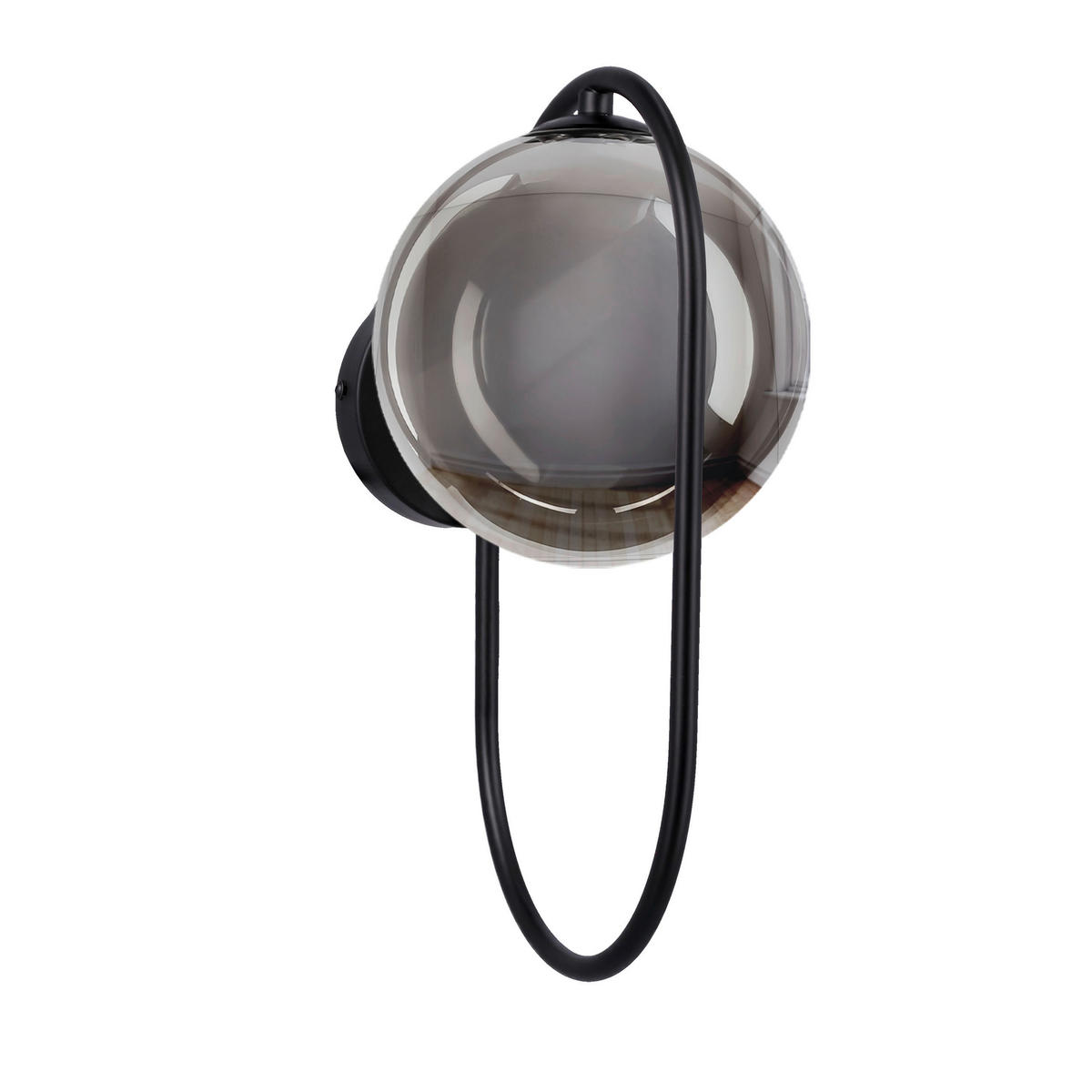 WANDLEUCHTE 22/14/32 cm   - Graphitfarben/Schwarz, KONVENTIONELL, Metall (22/14/32cm)