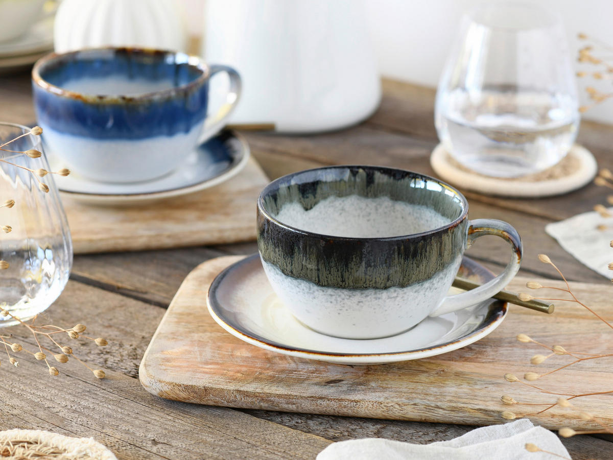 TASSENSET Cascade 8-teilig  - Multicolor, Basics, Keramik (30/30/30cm) - Creatable