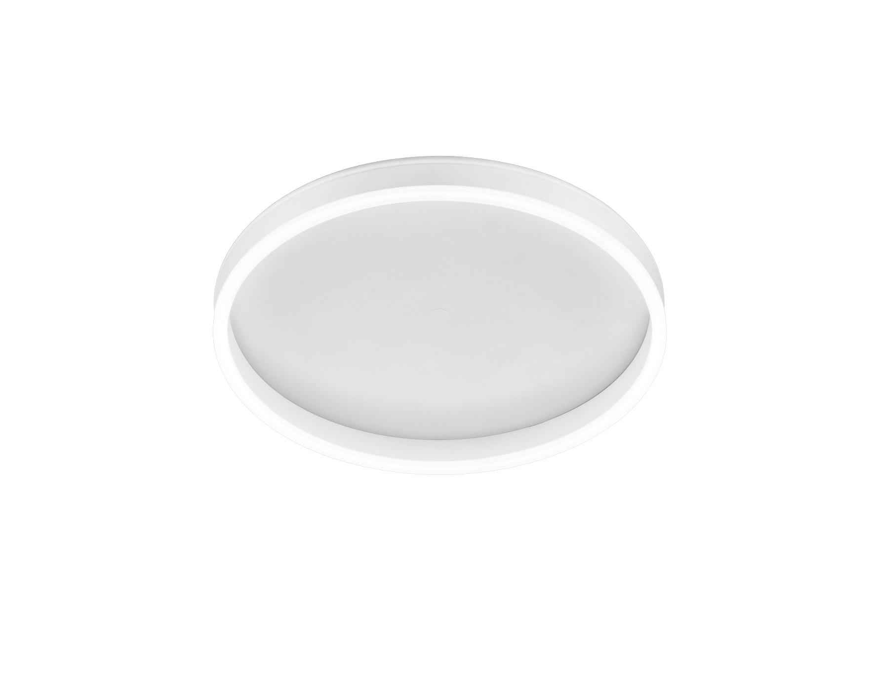 LED-DECKENLEUCHTE Sona 40/7 cm   - Weiß, KONVENTIONELL, Kunststoff/Metall (40/7cm) - Helestra