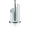 DRŽAČ ZA PAPIRNI UBRUS - bela/boja nerđajućeg čelika, Konvencionalno, metal (15/33cm)