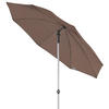 SONNENSCHIRM 200 cm Greige  - Greige/Silberfarben, KONVENTIONELL, Textil/Metall (200/200cm) - Doppler