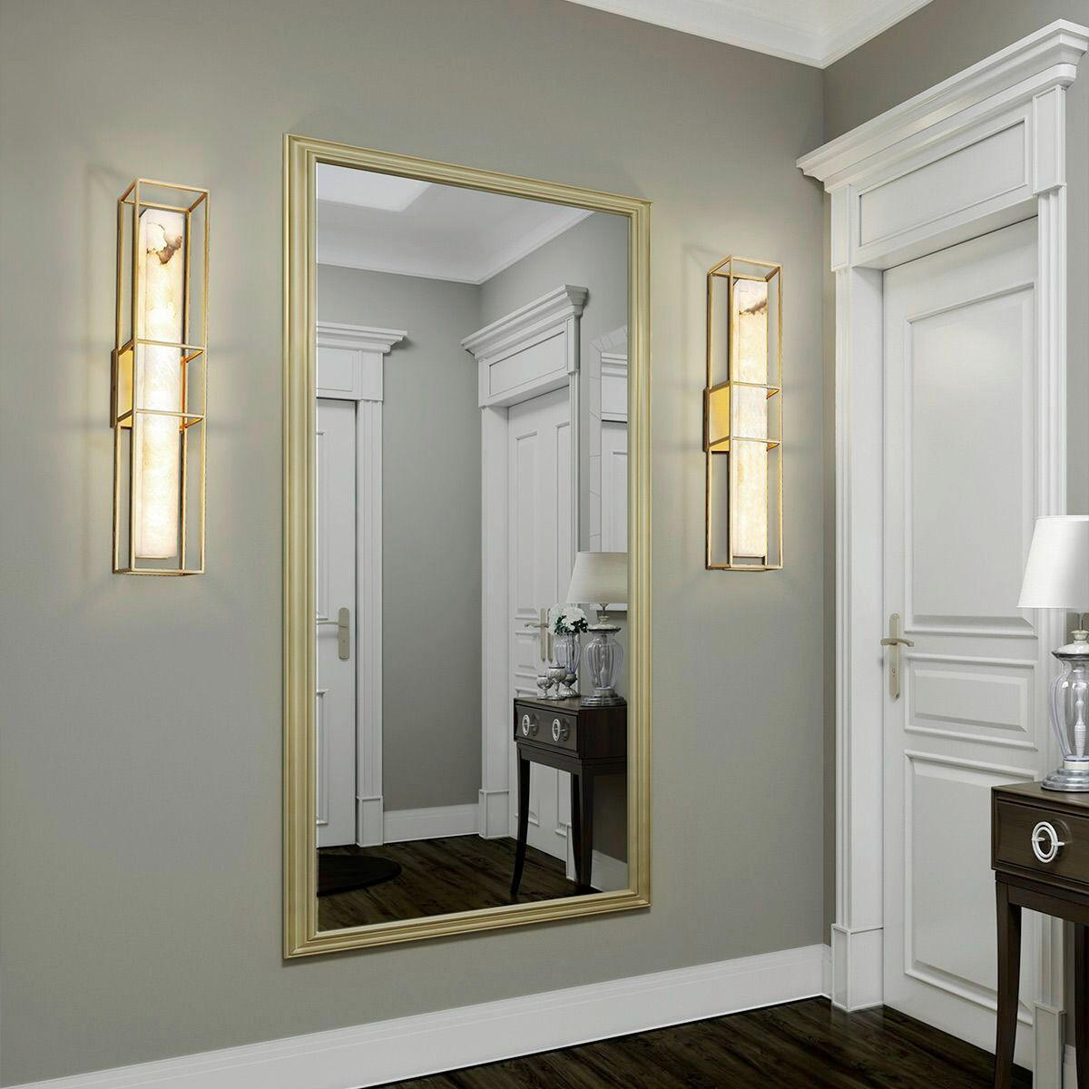 LED-WANDLEUCHTE - Goldfarben, Konventionell, Glas/Metall (61/12,7/11,5cm) - Elstead Lighting