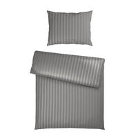 BETTWÄSCHESET Satin 160/210 cm  65 cm/100 cm  - Silberfarben, Textil (160/210cm) - Dieter Knoll