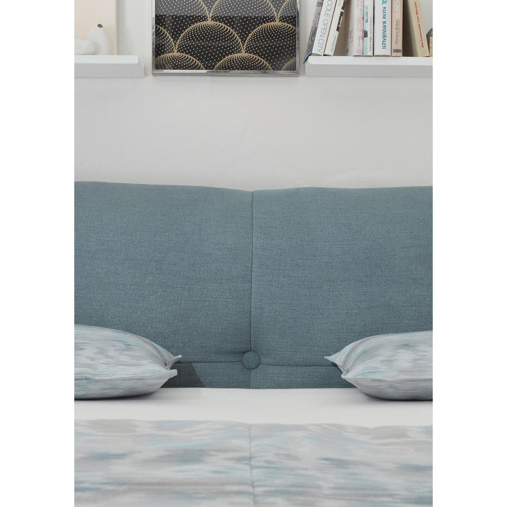 Thumbnail - RUF Betten Boxspringbett, Petrol, Textil, H2, 7-Zonen, Höhe ca. 26 cm, 160x200 cm, Blauer Engel, Goldenes M, Made in Ger...