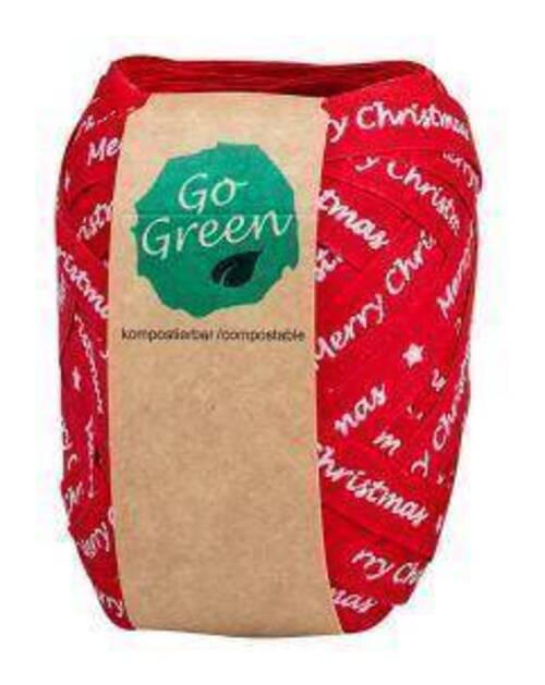 GESCHENKBAND  - Rot, KONVENTIONELL, Textil (6/8/6cm)