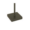 AKKU-TISCHLEUCHTE Lino 10/38 cm  - Grau, Design, Kunststoff/Metall (10/38cm) - Novel