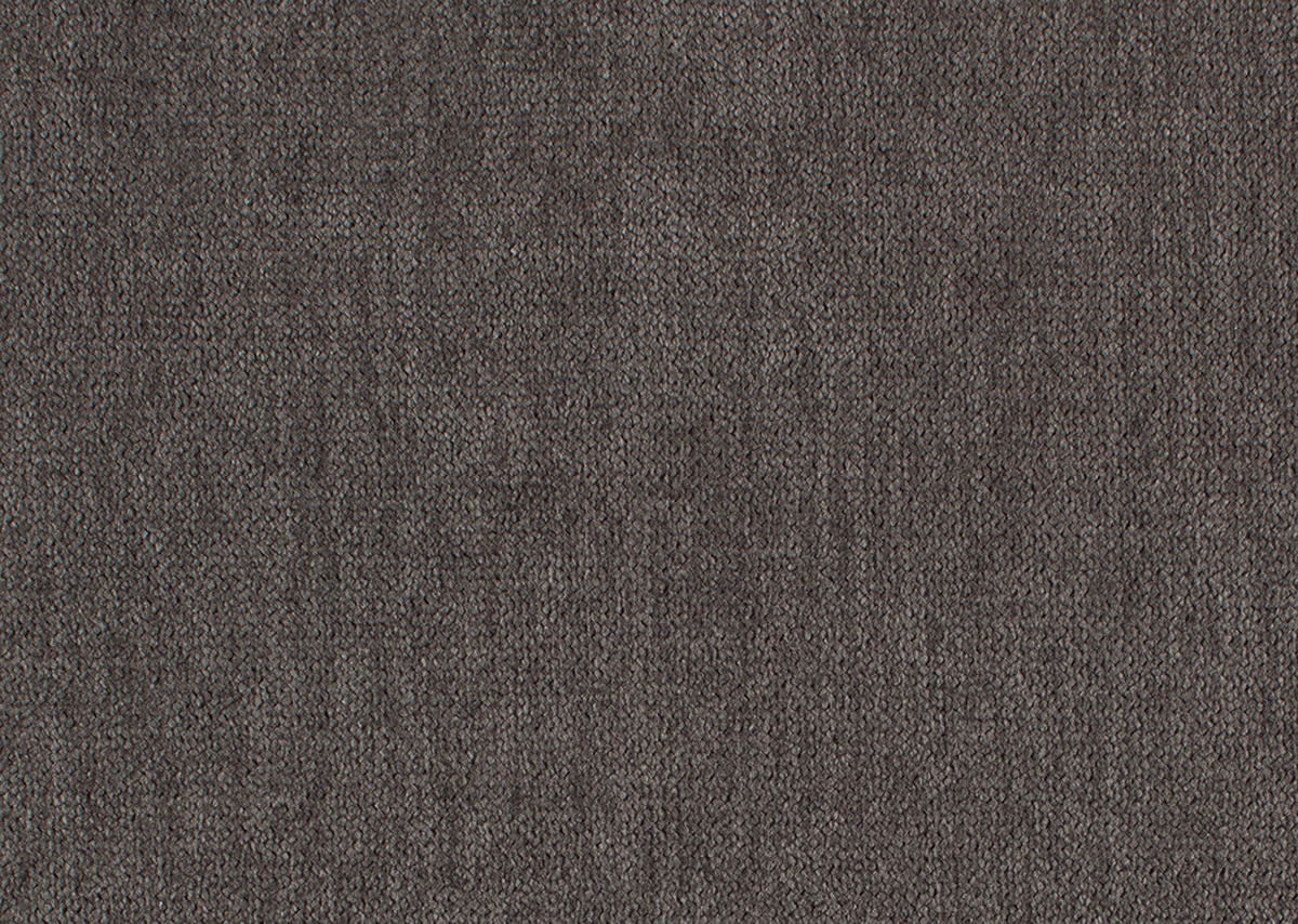 ECKSOFA in Velours Grau  224/254 cm  - Schwarz/Grau, Design, Kunststoff/Textil (224/254cm) - Stylife