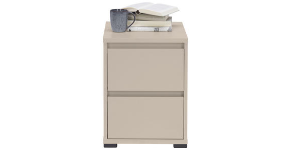 NACHTSCHRANK 40/55/48 cm - Kaschmir/Anthrazit, Design, Holzwerkstoff/Kunststoff (40/55/48cm) - Carryhome