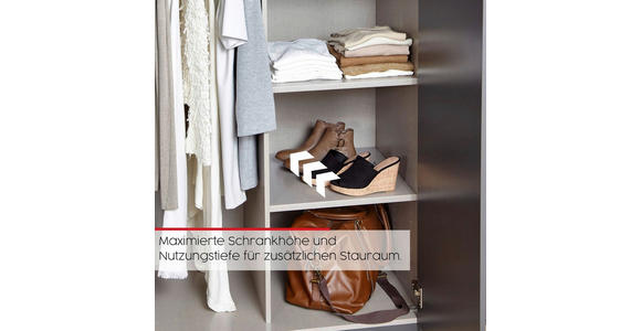 SCHWEBETÜRENSCHRANK  in Schwarz, Champagner  - Champagner/Alufarben, KONVENTIONELL, Glas/Holzwerkstoff (162/223/68cm) - Novel