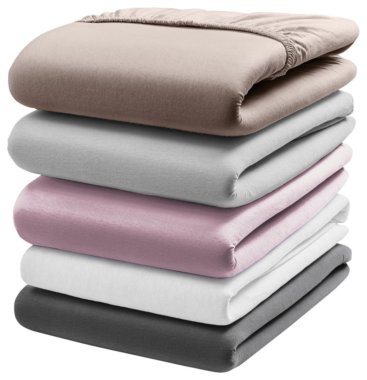 Flanell-Spannleintuch 100/200 cm Biber  - Weiß, KONVENTIONELL, Textil (100/200cm) - Esposa