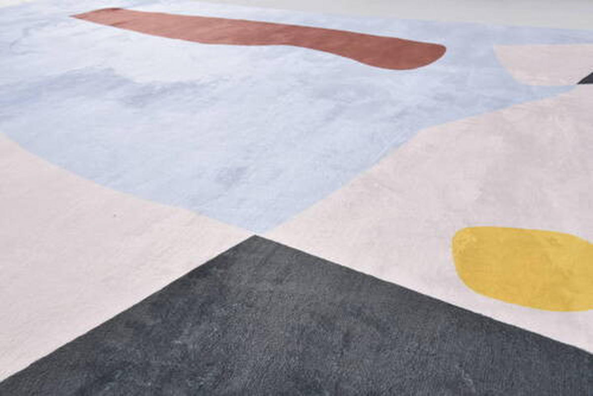 TKANI TEPIH 140/200 cm   višebojno, svijetlo plava  SHAPES - ONE  - višebojno/svijetlo plava, Design, tekstil (140/200cm) - Tom Tailor