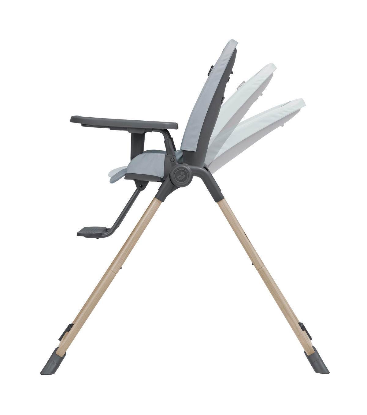 HOCHSTUHL Grau, Hellgrau Beyond Grey  - Hellgrau/Grau, Basics, Kunststoff/Metall (63,5/104,5/88cm) - Maxi-Cosi