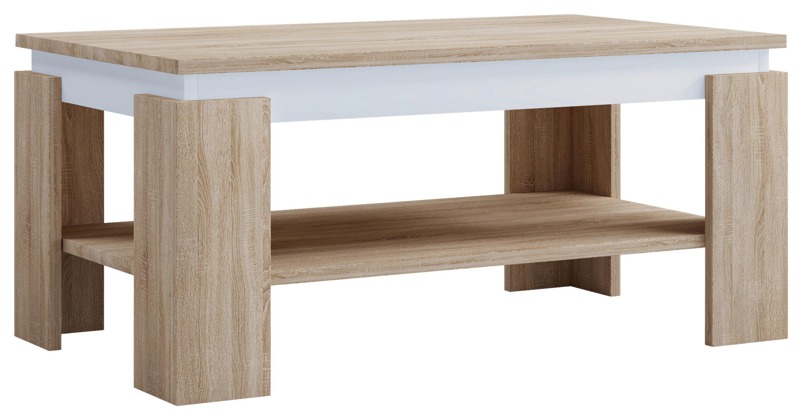 COUCHTISCH 90/53/41 cm rechteckig Sonoma Eiche  - Sonoma Eiche, MODERN, Holzwerkstoff (90/53/41cm) - MID.YOU