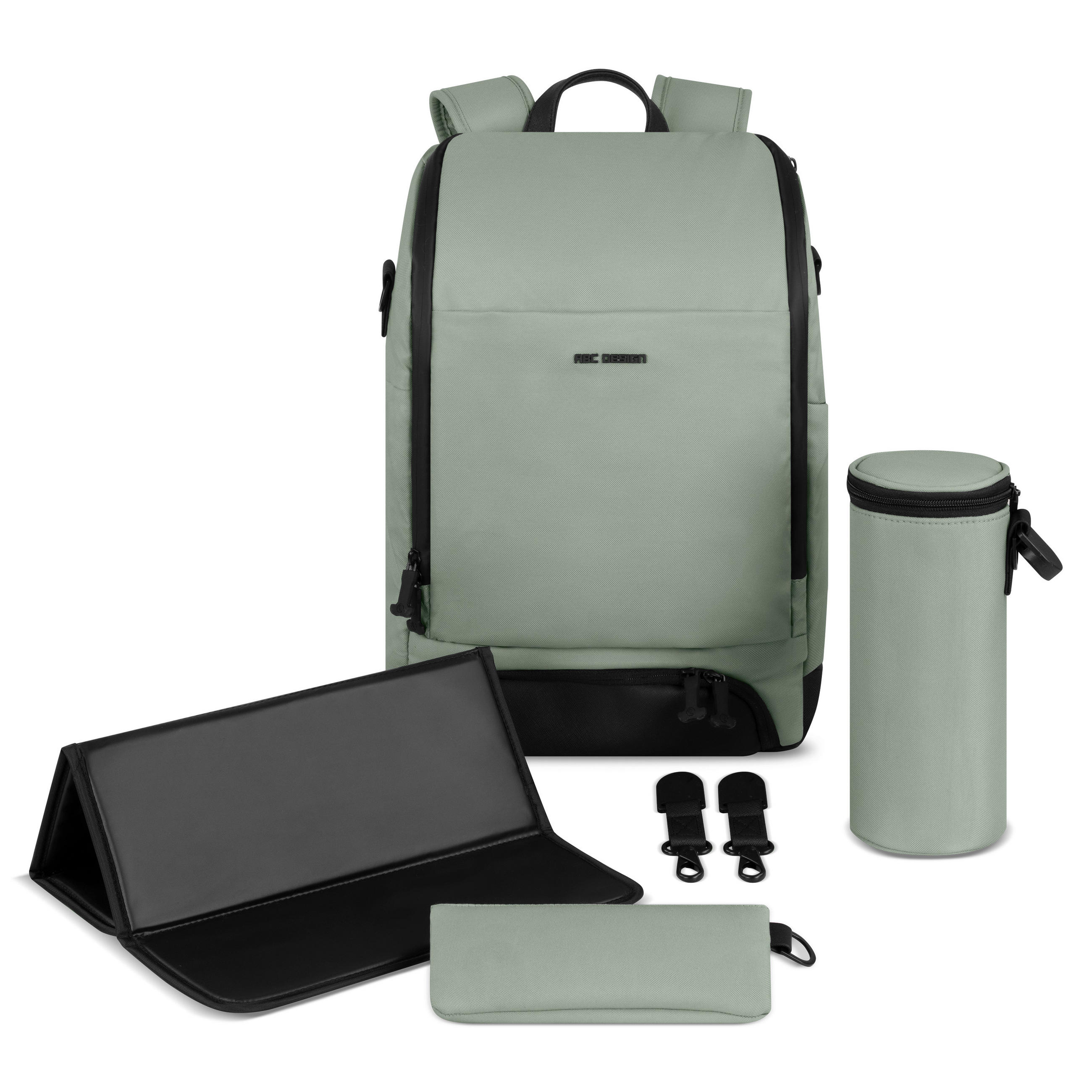 WICKELRUCKSACK Active  - Pastellgrün, Basics, Textil (44/30/17cm) - ABC Design