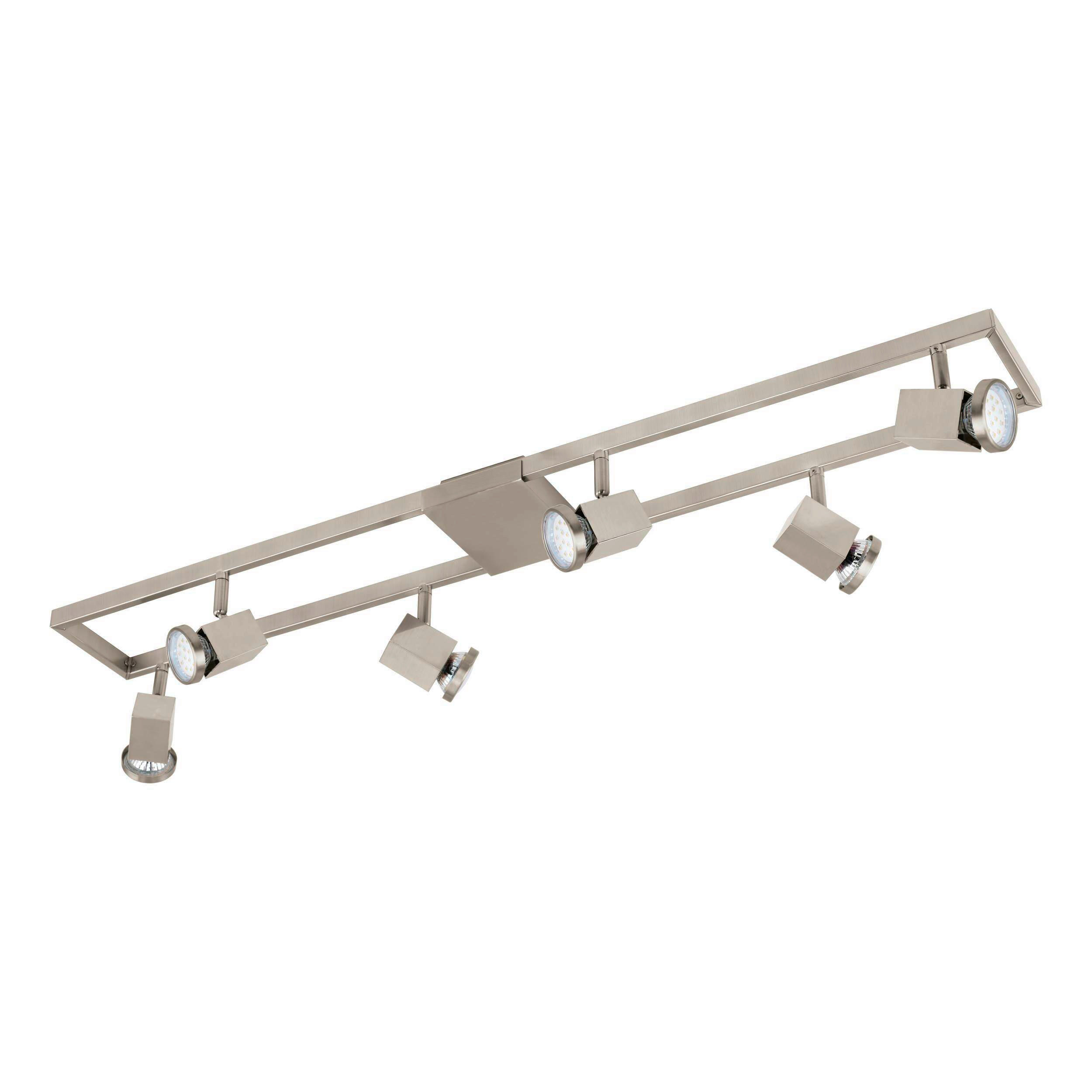 TAKLAMPA Zeraco 4,6 W 94/12/8,5 cm  - nickelfärgad, Design, metall/plast (94/12/8,5cm) - Eglo