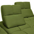 ECKSOFA in Struktur Grün  233/313 cm  - Schwarz/Grün, Design, Kunststoff/Textil (233/313cm) - Emilio Belluti