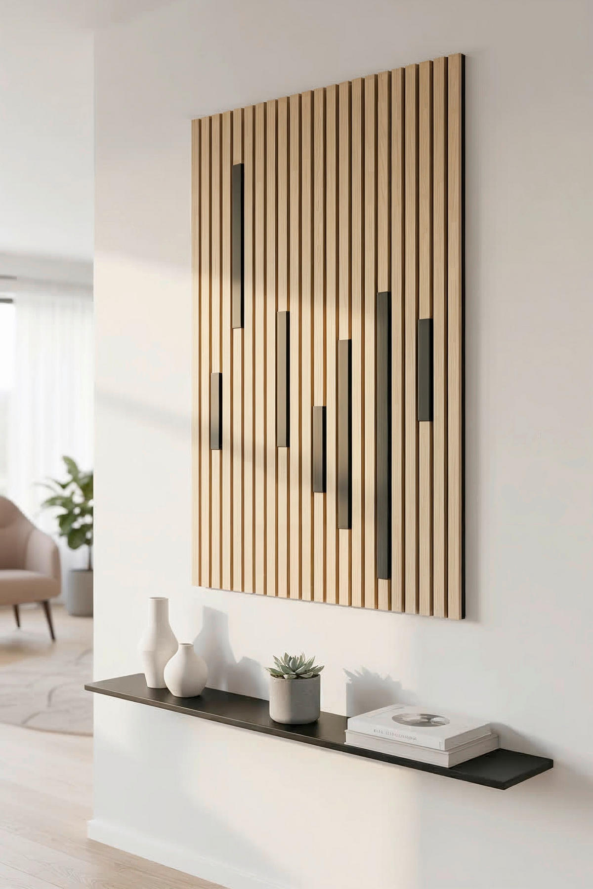 Akustikpaneel-Zubehör  - Schwarz, Basics, Metall (60qm)