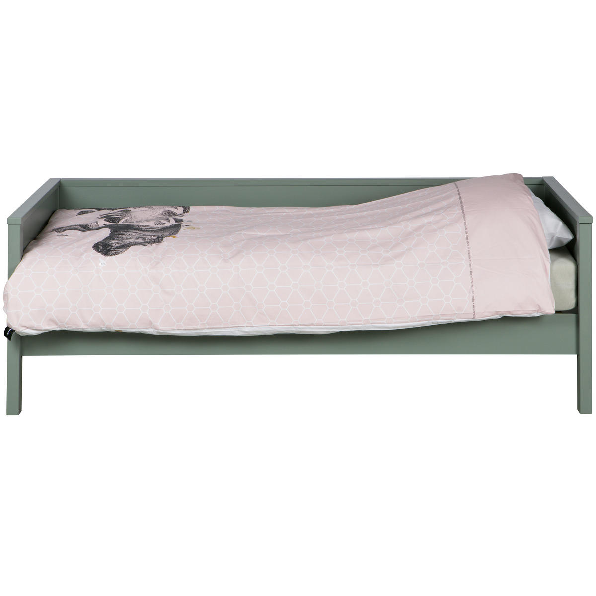 BETT 90/200 cm  in Jadegrün  - Jadegrün, Basics, Holz (90/200cm) - MID.YOU