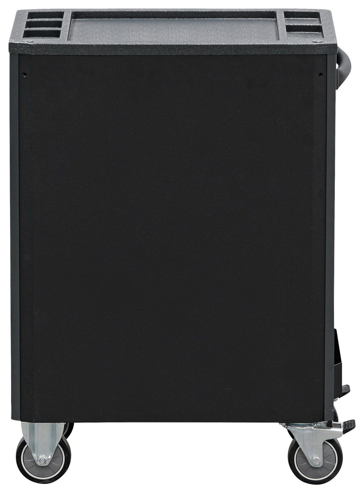 Werkstattwagen Leer  - Silberfarben/Schwarz, Basics (72,4/103,3/47cm)