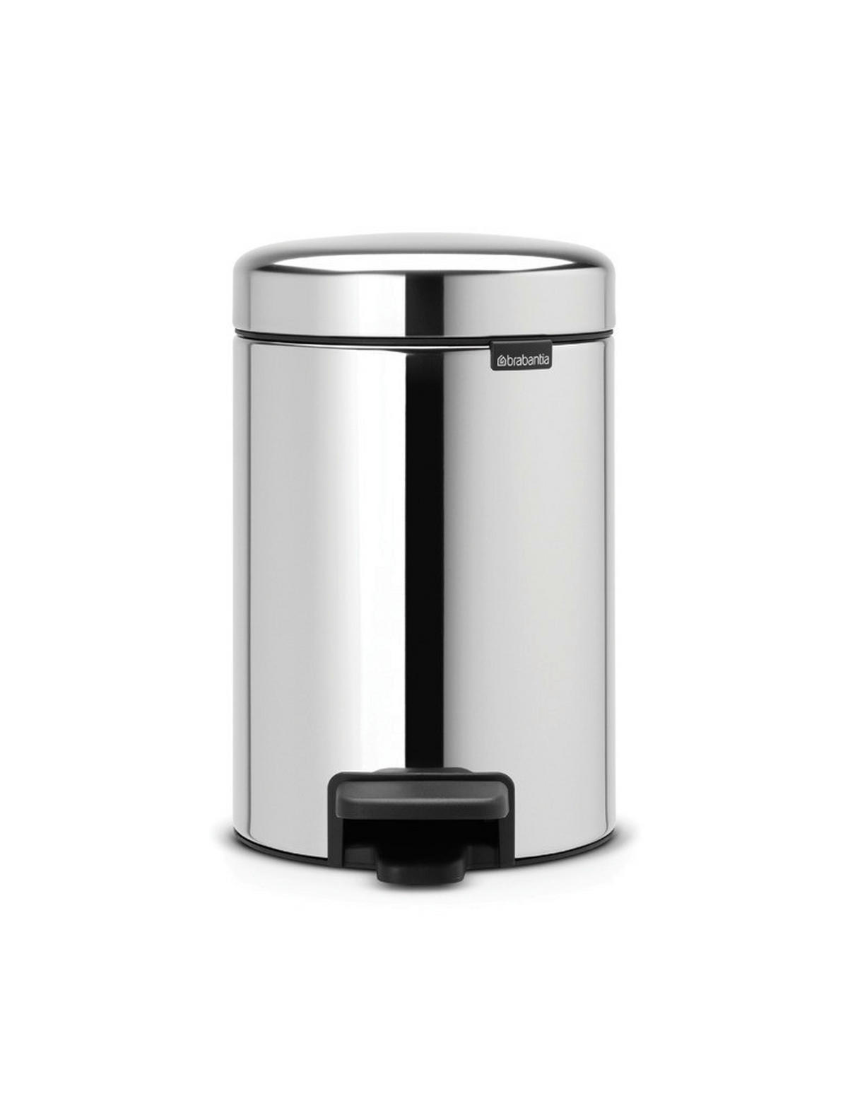 KOŠ ZA OTPAD  3 l   - srebrne boje/siva, Basics, metal/plastika (16.8/26.4/23.5cm) - Brabantia