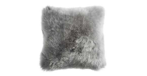 KISSENHÜLLE 40/40 cm - Silberfarben, Basics, Textil/Fell (40/40cm) - Esposa