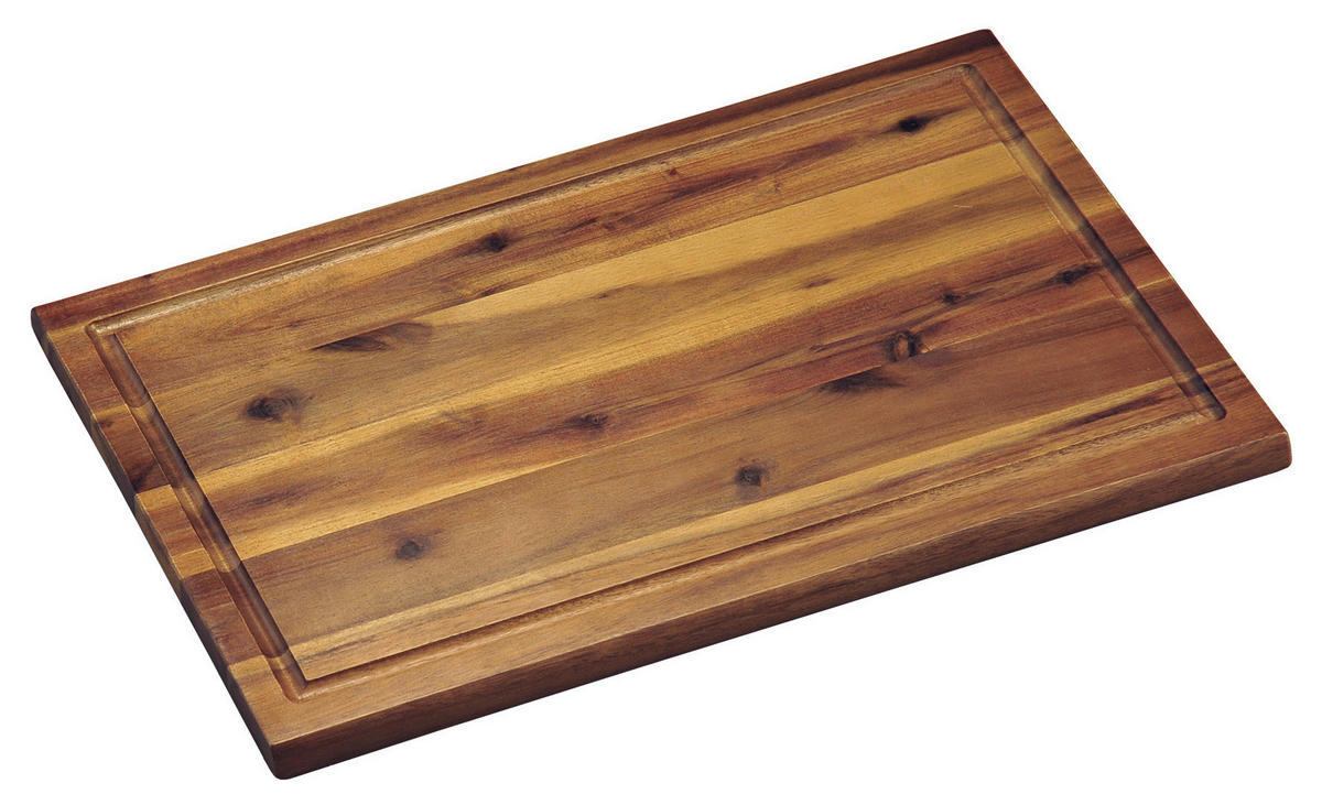 SCHNEIDEBRETT  26/1,5/40 cm    - Akaziefarben, Basics, Holz (26/1,5/40cm) - Homeware