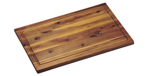 SCHNEIDEBRETT  26/1,5/40 cm    - Akaziefarben, Basics, Holz (26/1,5/40cm) - Homeware