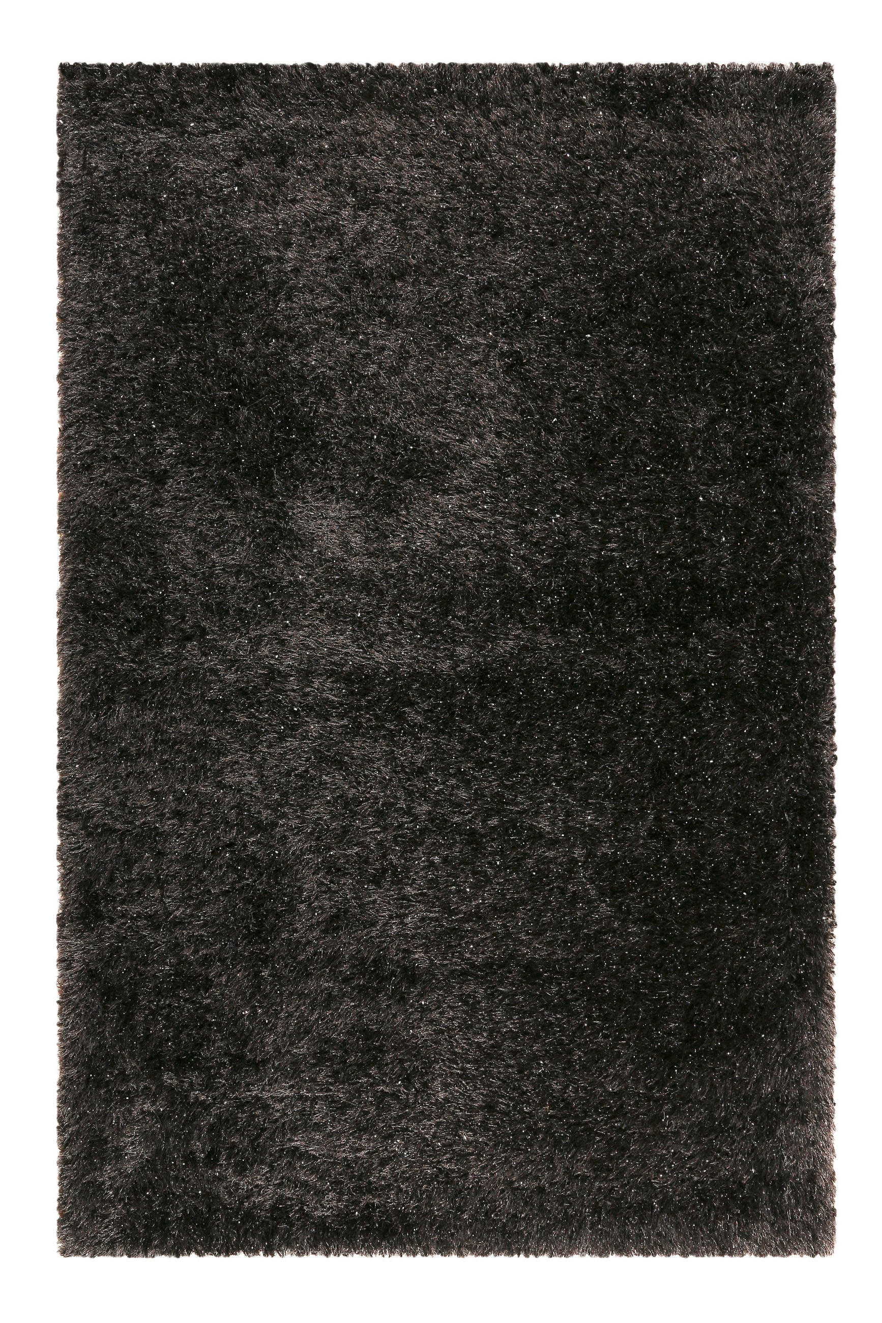 HOCHFLORTEPPICH 133/200 cm Shiny Touch  - Schwarz, KONVENTIONELL, Textil (133/200cm) - Novel