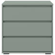 KOMMODE , 80,1/78,8/48 cm, 3 Schublade(n)  - Anthrazit/Graugrün, Design, Holzwerkstoff/Kunststoff (80,1/78,8/48cm) - Carryhome