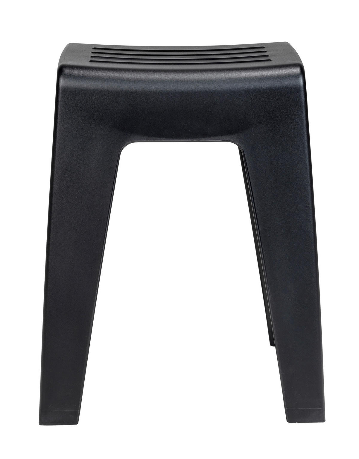 BADHOCKER - Schwarz, KONVENTIONELL, Kunststoff (38/47/32cm) - Wenko