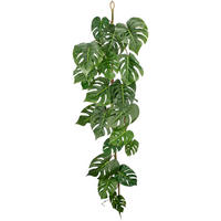 KUNSTPFLANZE Split Philodendron 185 cm  - Grün, Basics, Kunststoff (185cm)