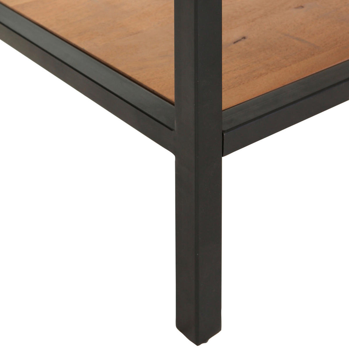 HIGHBOARD  in 120/180/43 cm  - Schwarz/Naturfarben, LIFESTYLE, Glas/Holz (120/180/43cm) - Landscape