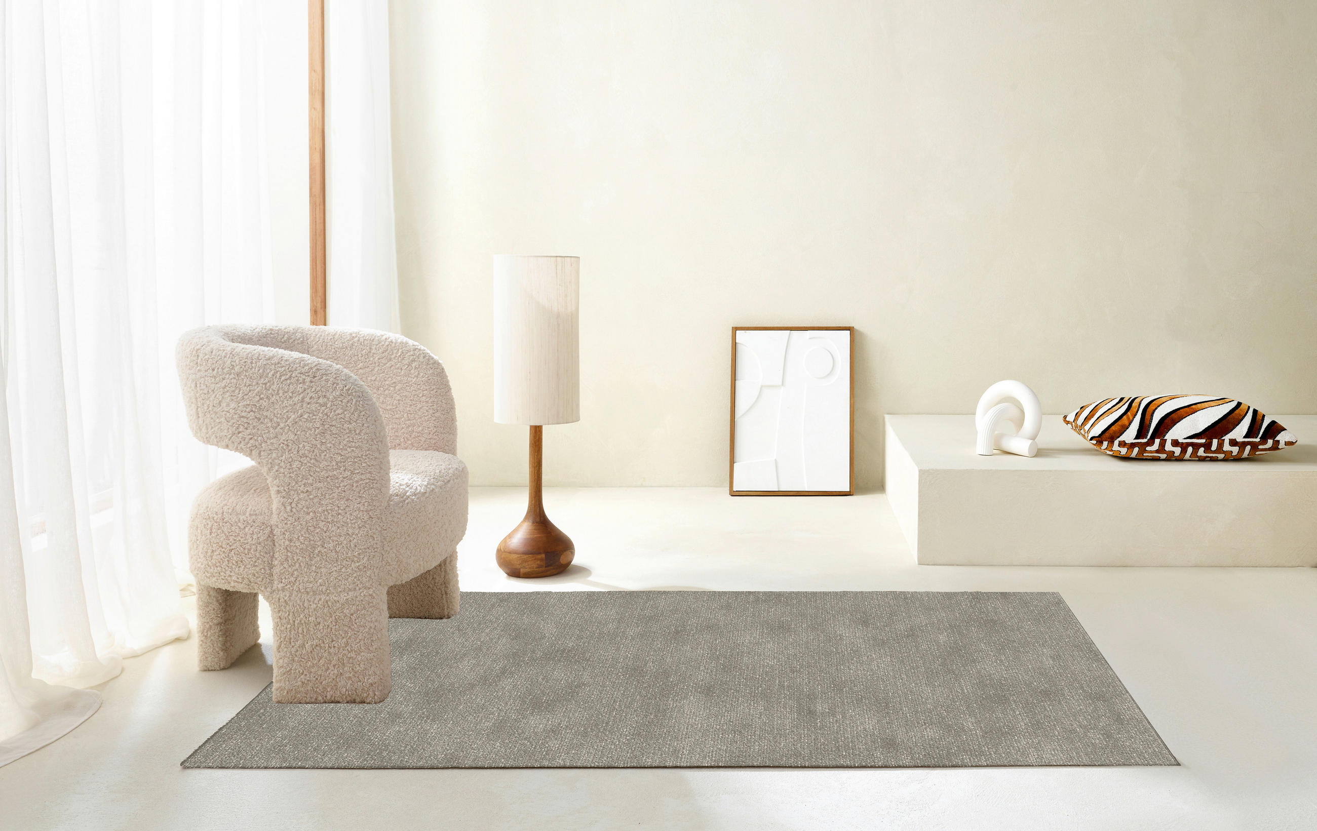 WEBTEPPICH 80/150 cm Marseille  - Grau, Konventionell, Textil (80/150cm) - Dieter Knoll