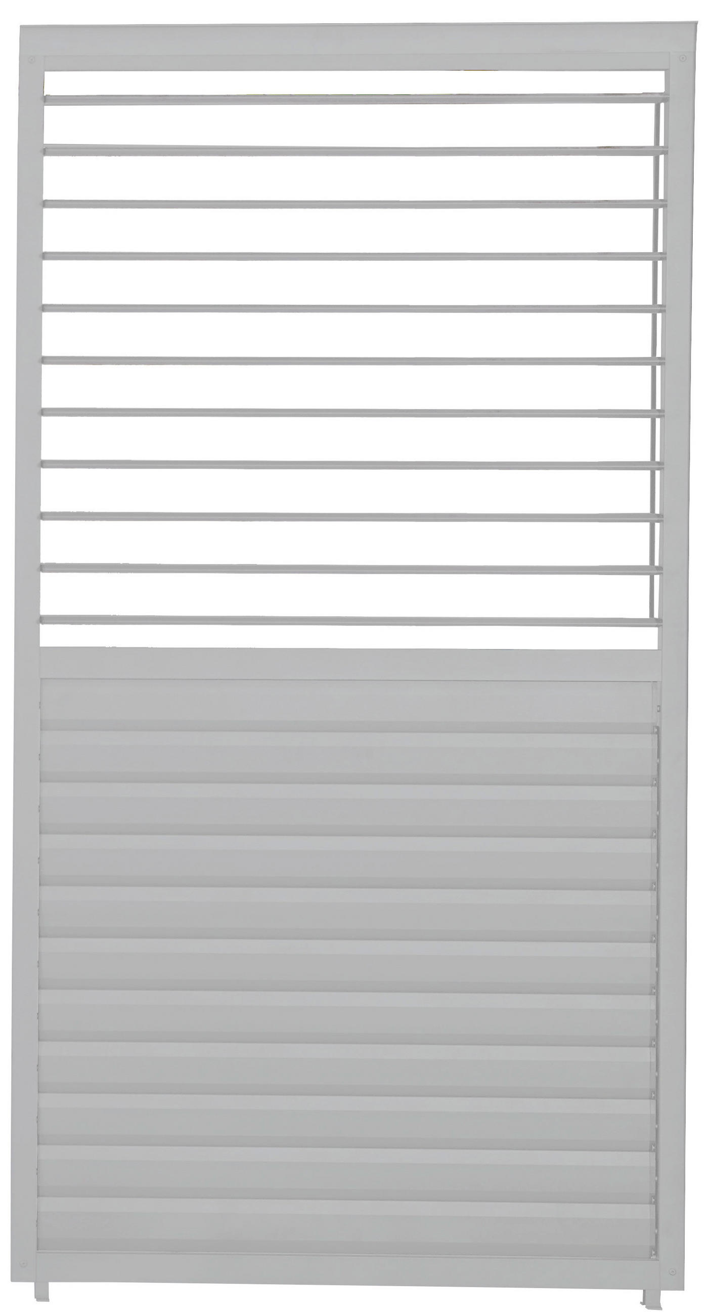 LAMELLENTEIL DELUCE/CLASSIC  - Weiß, LIFESTYLE, Metall (93/240/10cm) - Gardenson