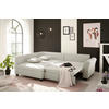 ECKSOFA Beige Webstoff  - Beige/Schwarz, MODERN, Kunststoff/Textil (175/252cm) - Livetastic