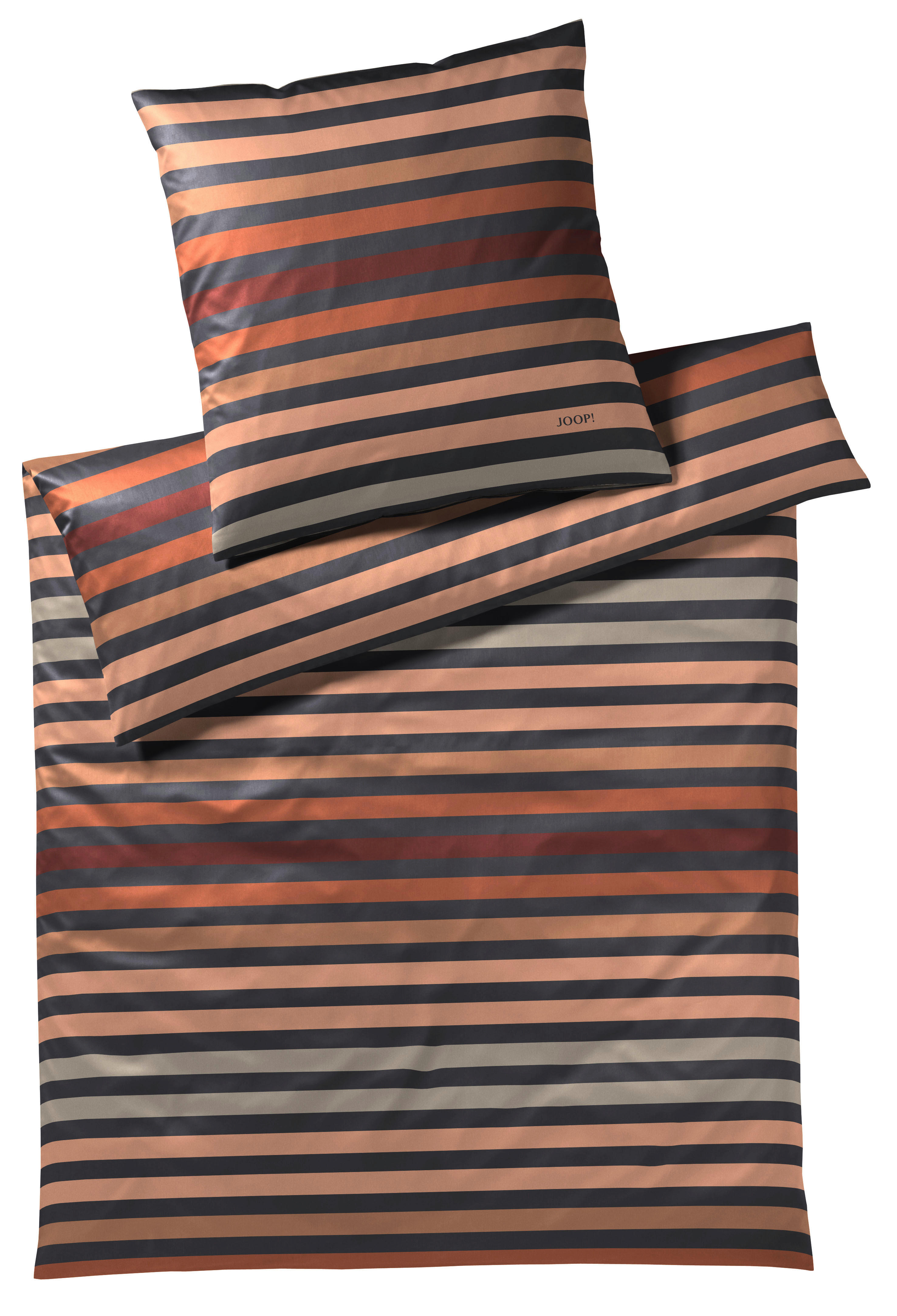 BETTWÄSCHE Tone Makosatin  - Kupferfarben, Design, Textil (135/200cm) - Joop!
