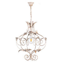 HÄNGELEUCHTE 45/105 cm   - Weiß, KONVENTIONELL, Metall (45/105cm)