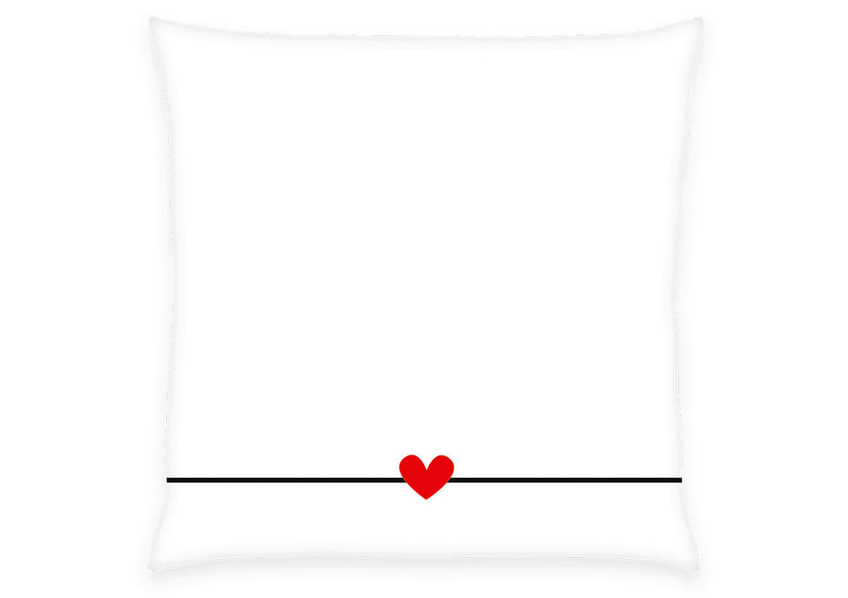 BETTWÄSCHE Renforcé 135/200 cm  - Rot/Schwarz, Design, Textil (135/200cm) - Herding