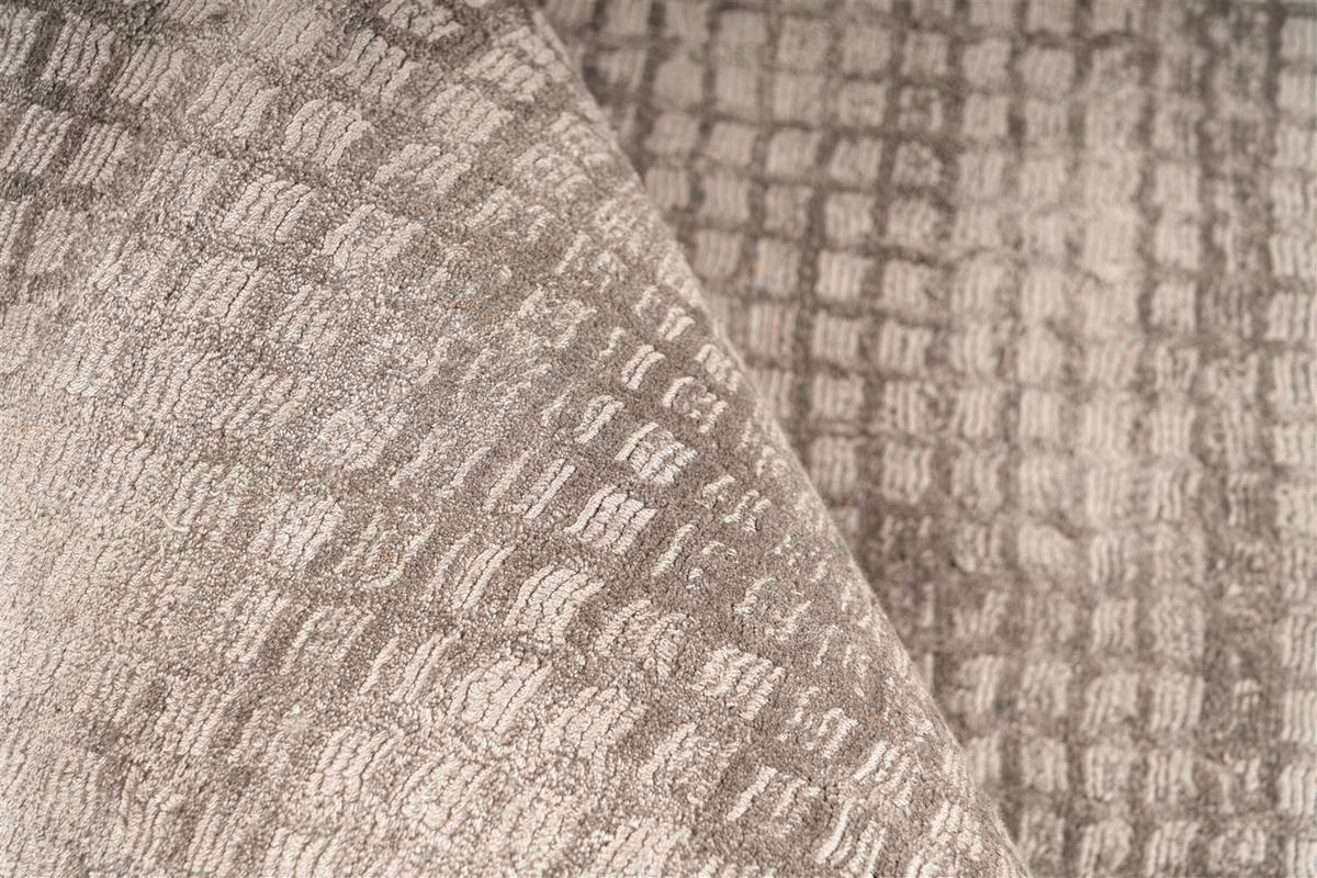 FLACHWEBETEPPICH 200/290 cm Bridget 125 Silber Silberfarben  - Silberfarben, KONVENTIONELL, Textil (200/290cm)