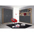 DREHTÜRENSCHRANK Eichefarben, Grau - Eichefarben/Silberfarben, Design, Holzwerkstoff/Kunststoff (136/197/54cm) - Carryhome DREHTÜRENSCHRANK Eichefarben, Grau - Eichefarben/Silberfarben, Design, Holzwerkstoff/Kunststoff (136/197/54cm) - Carryhome