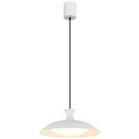LED-HÄNGELEUCHTE 40/150 cm   - Opal/Weiß, Trend, Kunststoff/Metall (40/150cm) - Collet's Monde