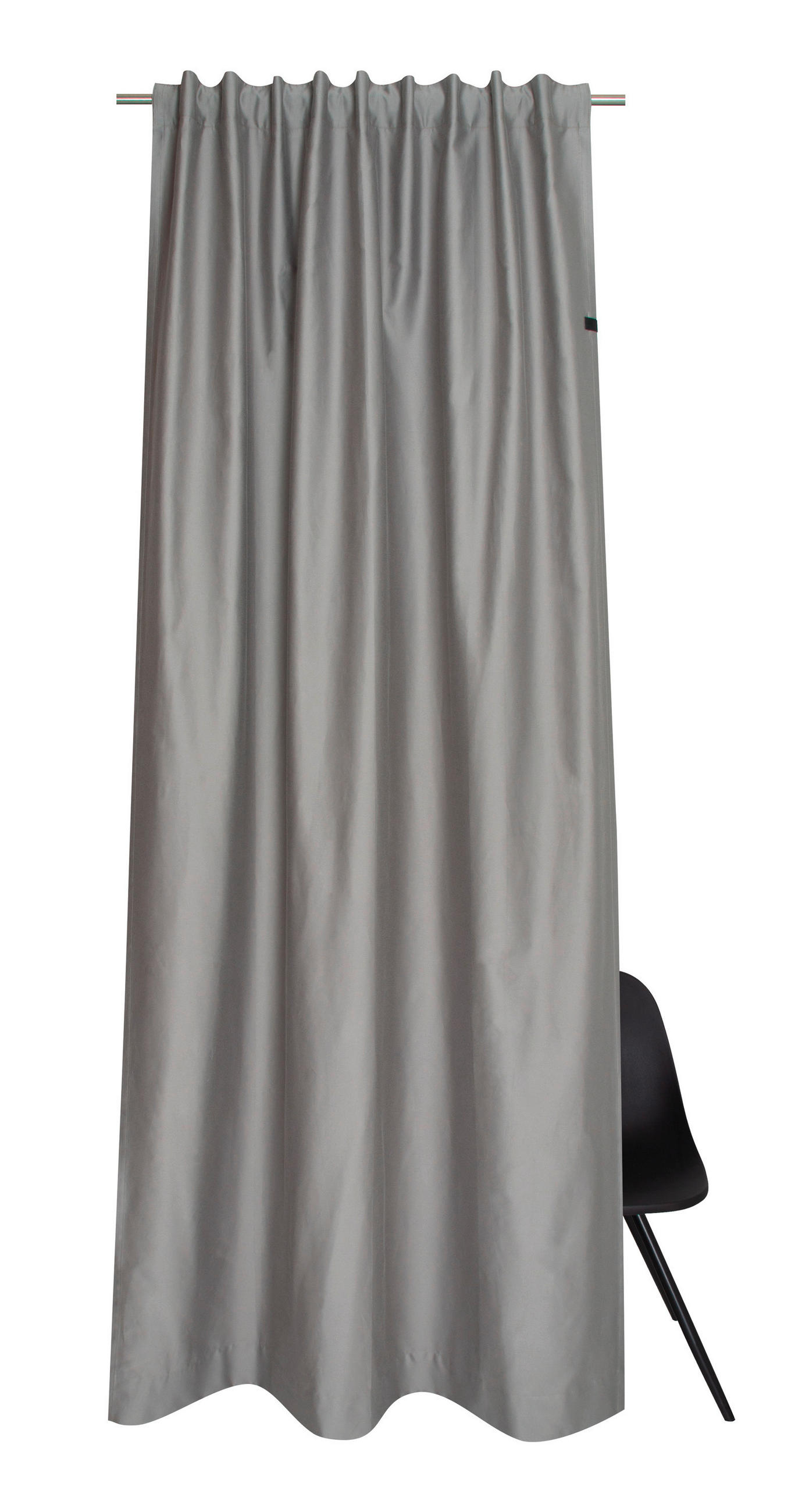FERTIGVORHANG blickdicht  - Grau, Basics, Textil (130/300cm) - Schöner Wohnen