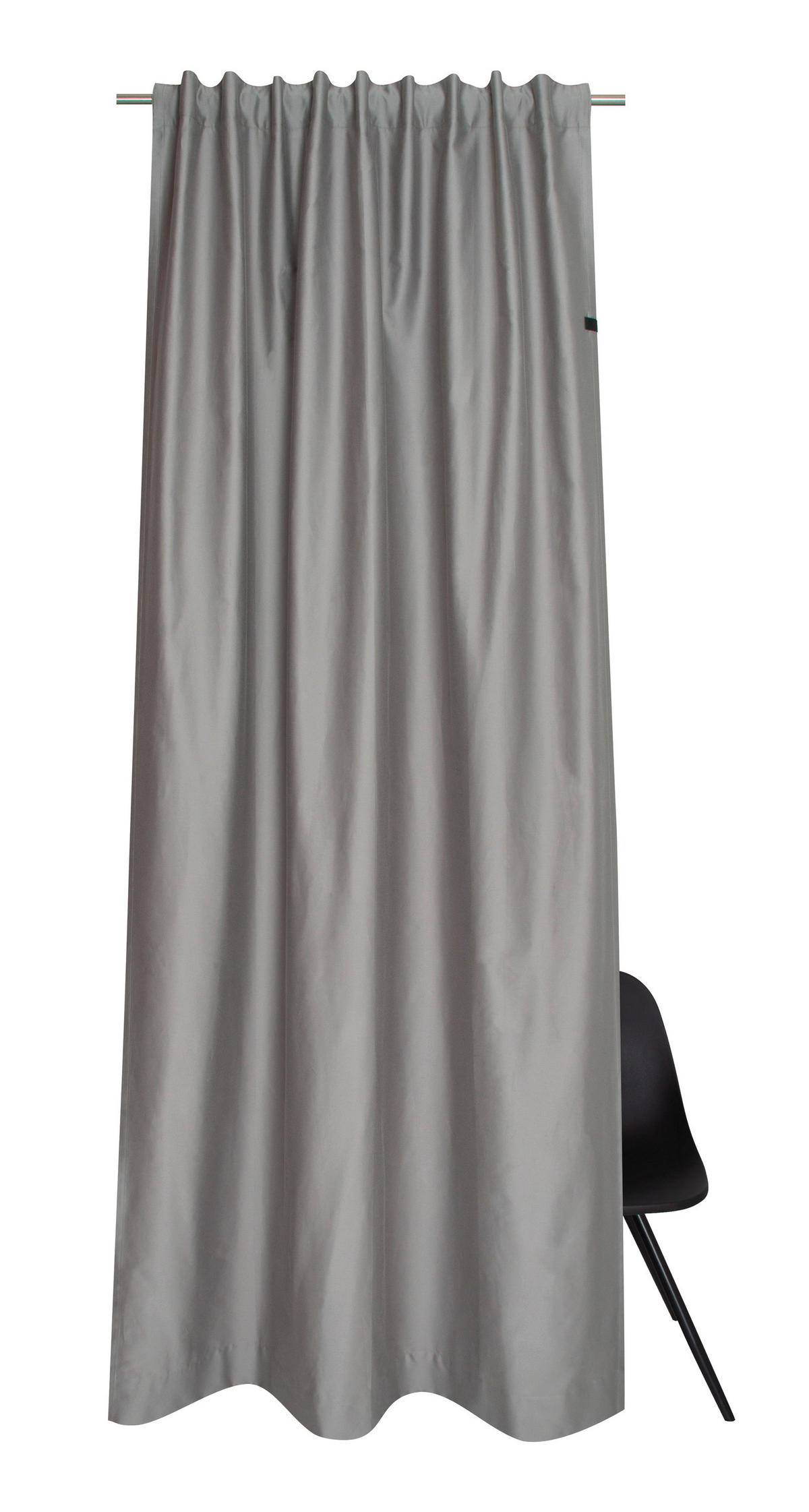 FERTIGVORHANG blickdicht  - Grau, Basics, Textil (130/300cm) - Schöner Wohnen
