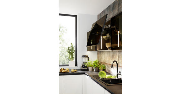 EINBAUKÜCHE - Weiß, Design, Glas/Holzwerkstoff - Dieter Knoll