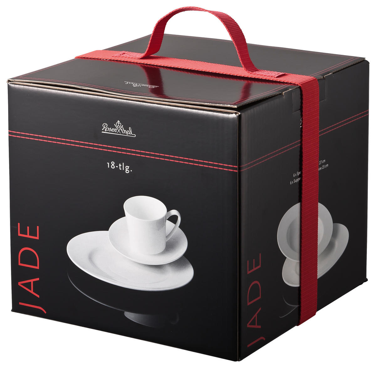 KAFFEESERVICE Weiß Jade White 18-teilig  - Weiß, Basics, Keramik - Rosenthal