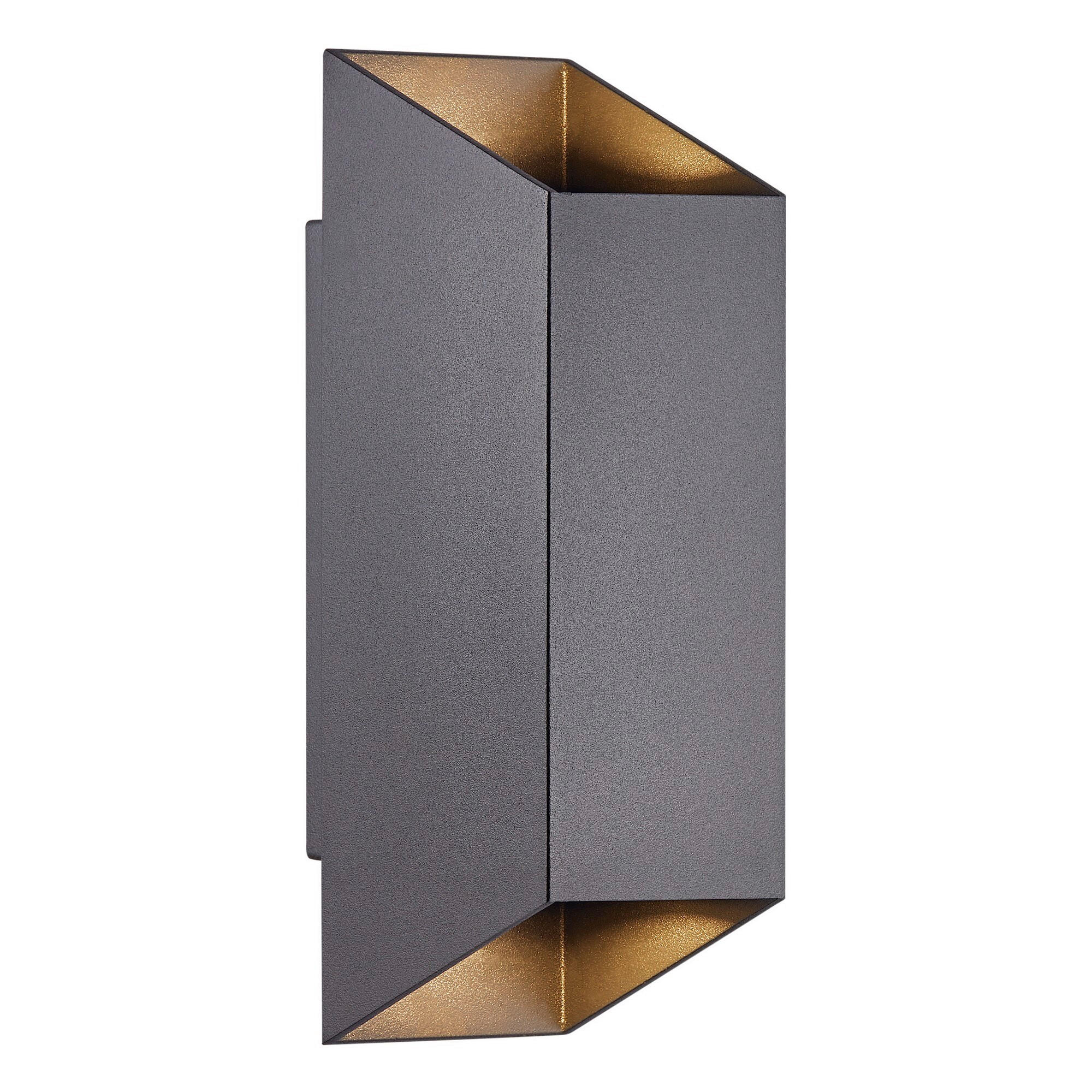 Nordlux AUßENWANDLEUCHTE Schwarz 8x23.5x9.5 cm