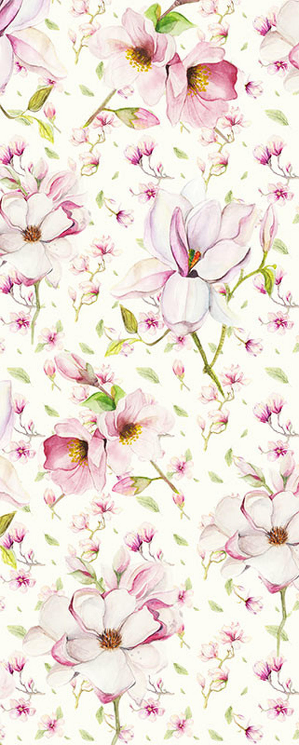 VLIESTAPETE  - Rosa/Weiß, Basics (100/250cm) - Xora