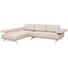 WOHNLANDSCHAFT in Leder Beige - Beige/Alufarben, Design, Leder (237/295cm) - Joop! WOHNLANDSCHAFT in Leder Beige - Beige/Alufarben, Design, Leder (237/295cm) - Joop!